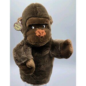 RARE Vintage Brown Gorilla The Heritage Collection 1985 Puppet Ganz Bros w Tag